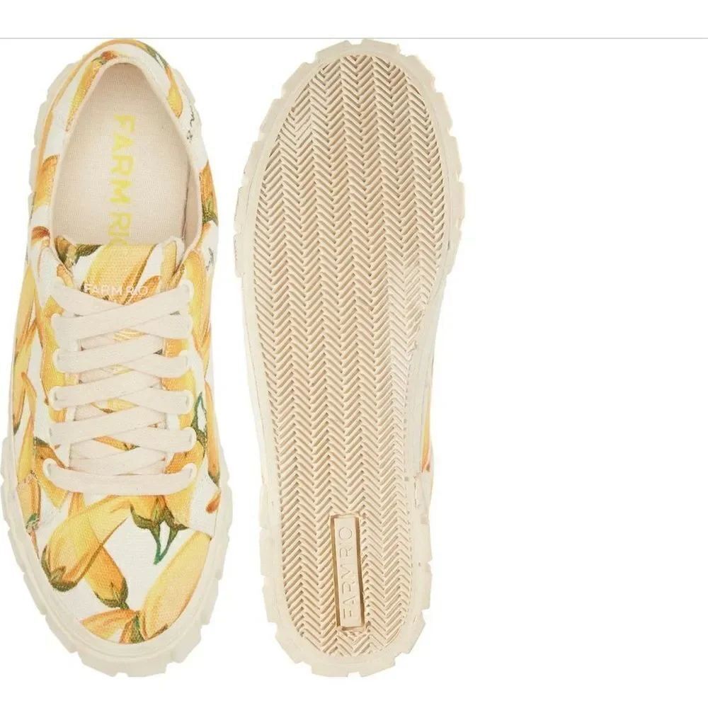 Farm Rio pepper print platform sneakers size 8 NWB - Picture 5 of 5